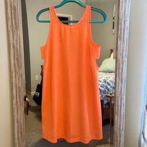 Abercrombie and Fitch Coral side cut out dress